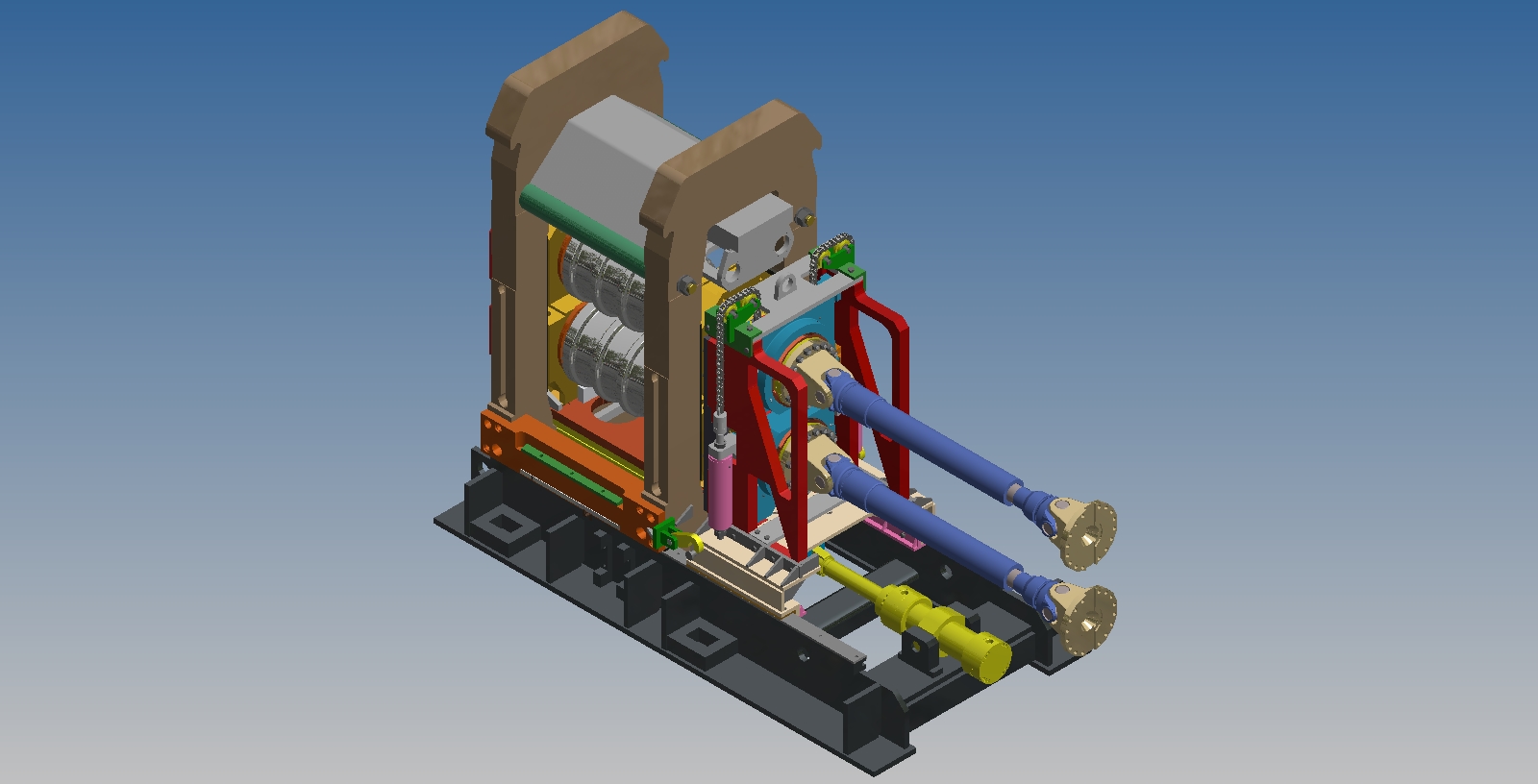 棒料层压辊数模